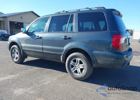 2003 Honda Pilot Ex-L from USA, damaged, VIN 2HKYF18503H584334